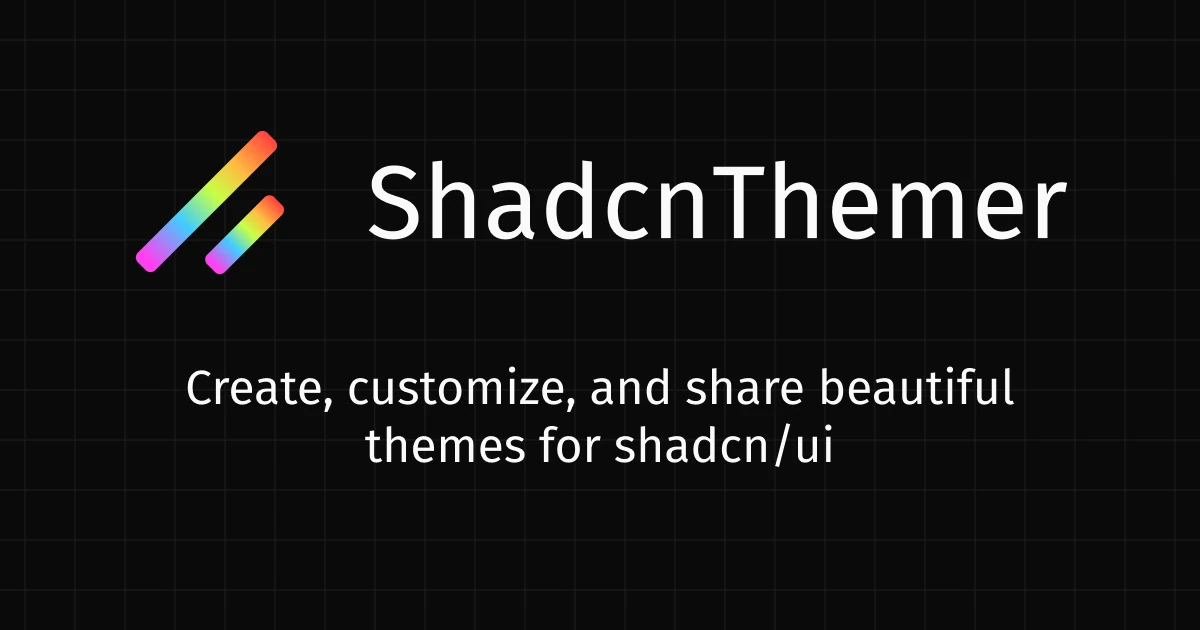 ShadCN Themer - Create Beautiful Themes for shadcn/ui
