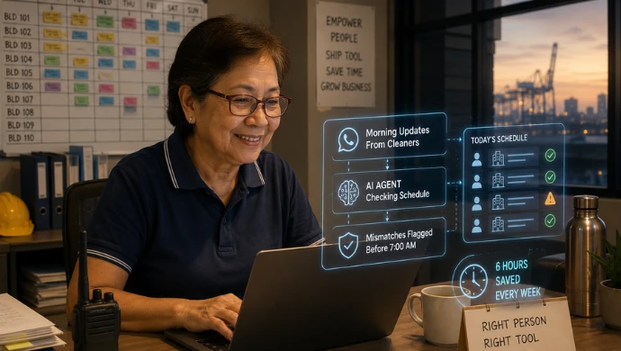 How a 60-year-old cleaning supervisor built an AI agent in 6 weeks