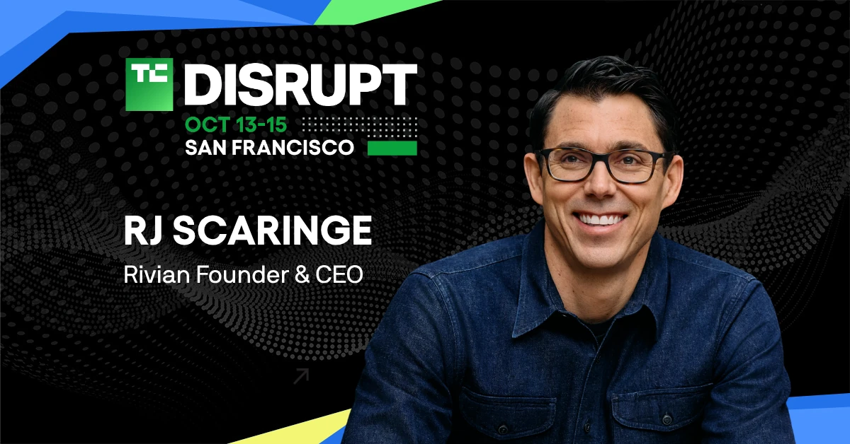Rivian CEO RJ Scaringe is betting on EVs, robots, and autonomy all at once — he’ll explain why at Disrupt 2026