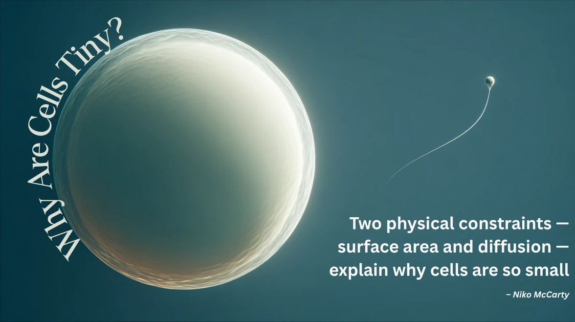 Why are cells small?