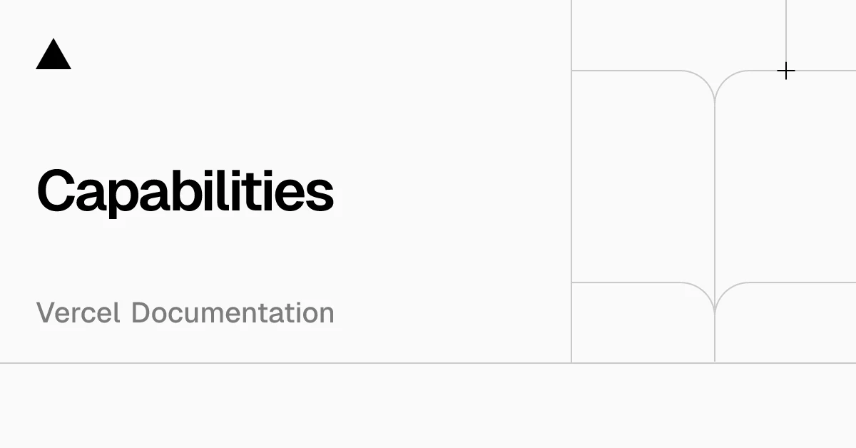 Capabilities