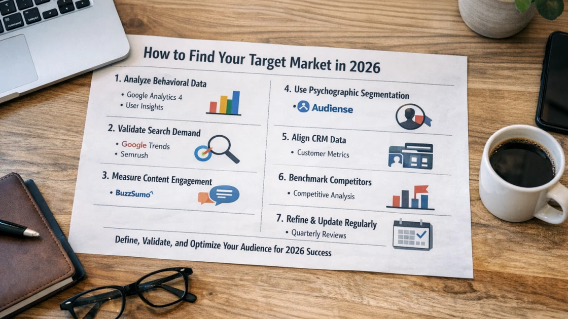 How to Find Your Target Market Using Data in 2026 and 7 Audience Research Tools That Actually Work