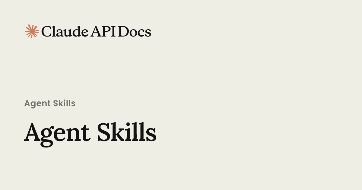 Agent Skills