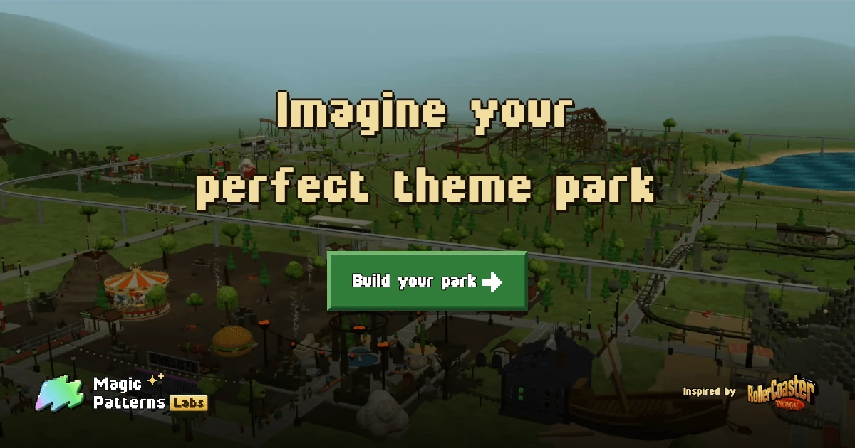 Show HN: Build your own theme park