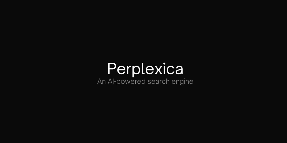 GitHub - ItzCrazyKns/Perplexica: Perplexica is an AI-powered answering engine.