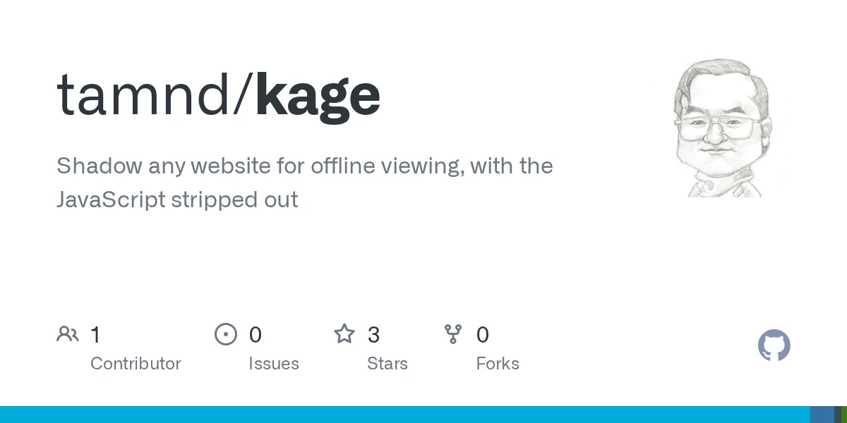 Show HN: Kage – Shadow any website to a single binary for offline viewing