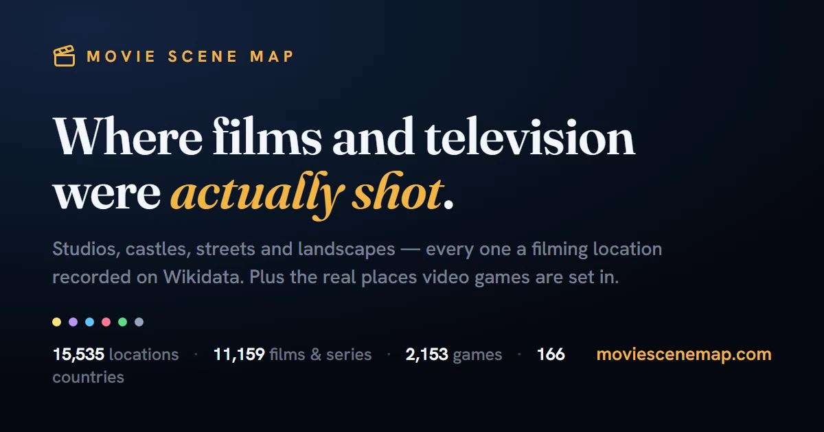 Movie Scene Map – 13,312 films, series, games, anime and manga