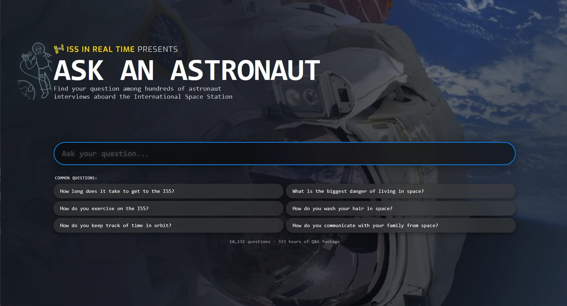 Ask an astronaut
