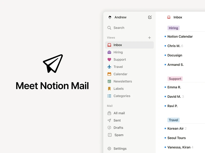 Notion Mail shuts down amid agent takeover