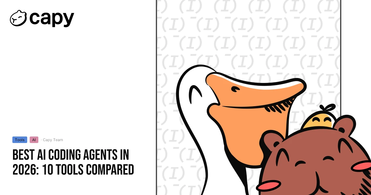 Best AI Coding Agents in 2026: 10 Tools Compared - Capy