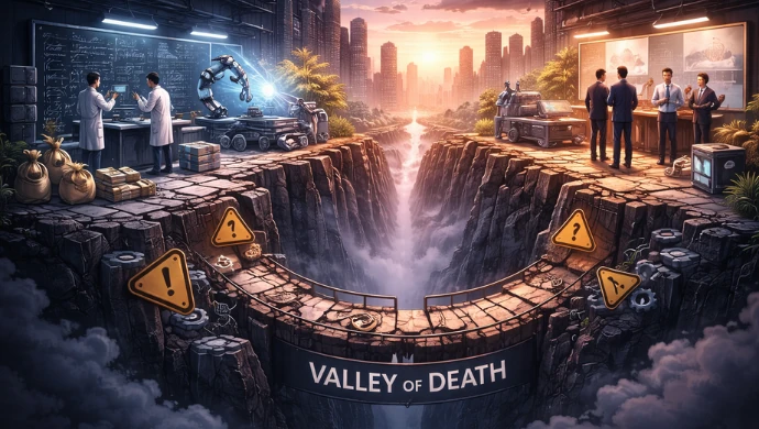 The “Valley of Death” isn’t a funding problem — it’s a risk design problem | e27