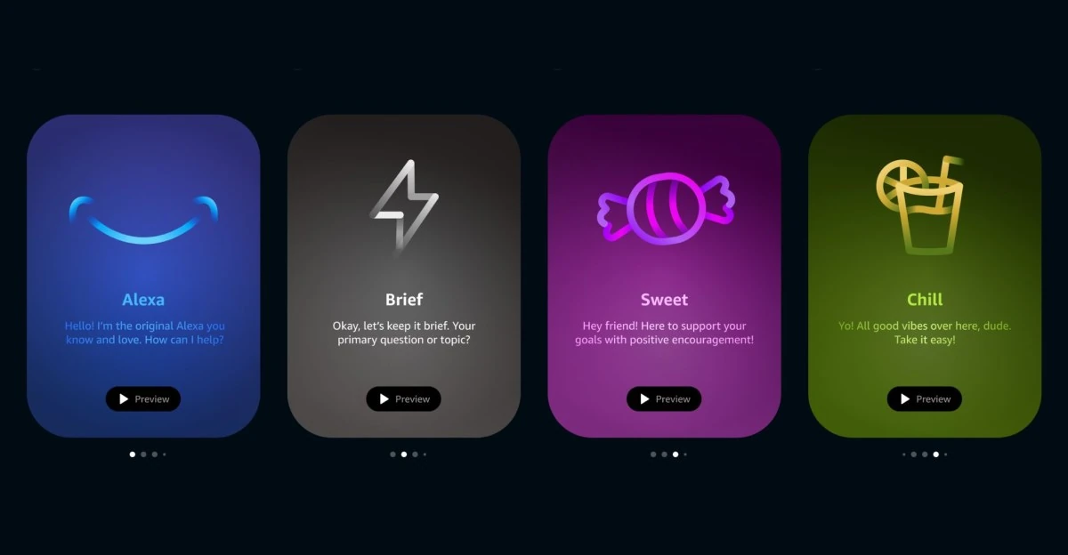 You can now make Alexa’s AI personality more friendly, blunt, or chilled out