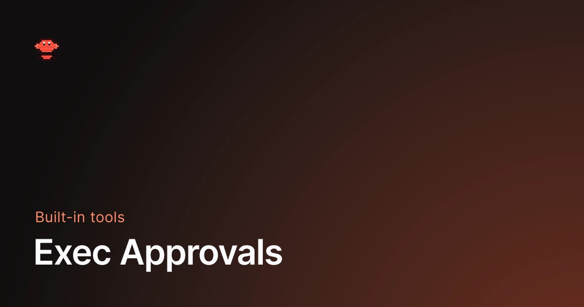 Exec Approvals - OpenClaw