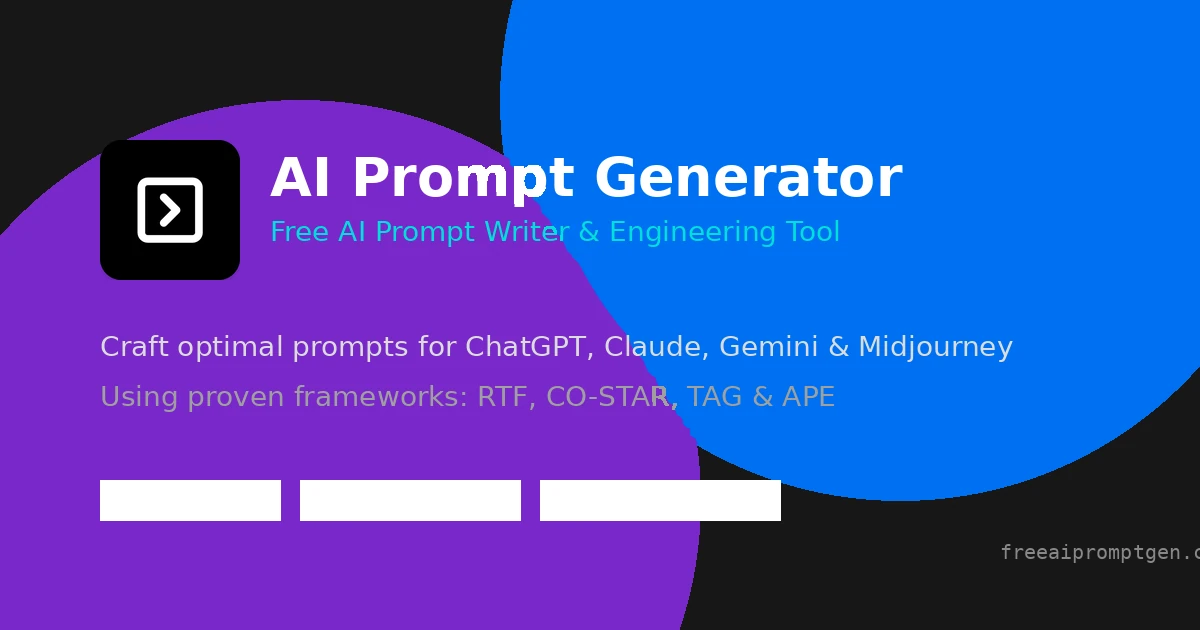 Show HN: Free AI Prompt Gen – A local-first, open-source prompt engineering tool
