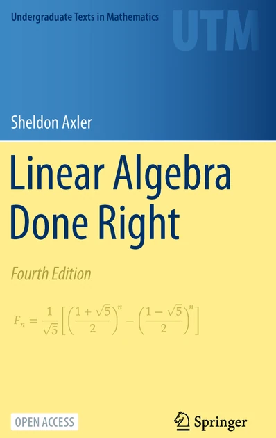 Linear Algebra Done Right – Sheldon Axler