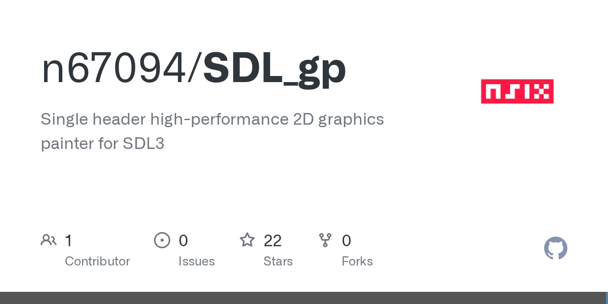 SDL_GPU minimal, single-header, high-performance 2D graphics painting library